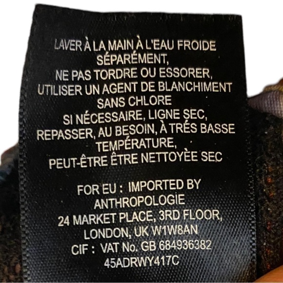 Anthropologie - Holding Horses Garden Floral Dress with Black Lace Size: Small - Picture 7 of 8